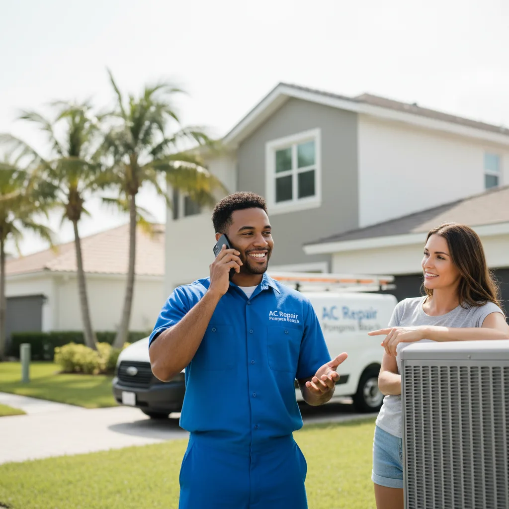 AC Repair Pompano Beach customer support in Manvel